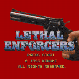 Lethal Enforcers (U) Title Screen
